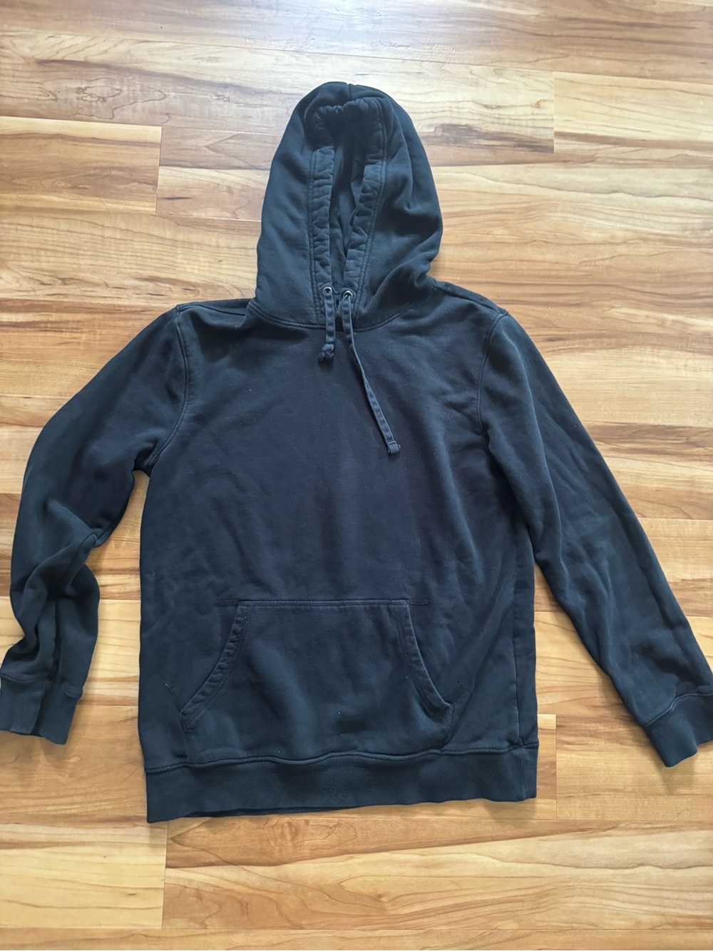 Goodfellow & Co Black Hooded Sweatshirt - Picture 1 of 2